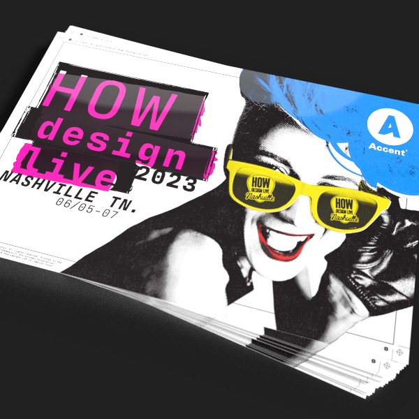 Accent HOW Design Live 2023 Poster