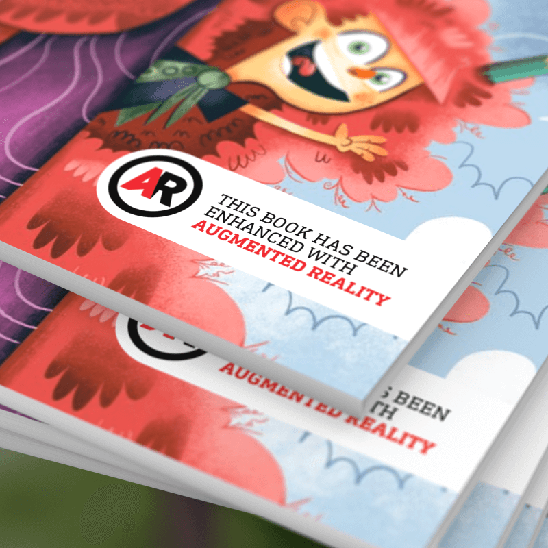 A Stack of Accent Opaque's Apollo and the Mill Moose Augmented Reality Picture Book