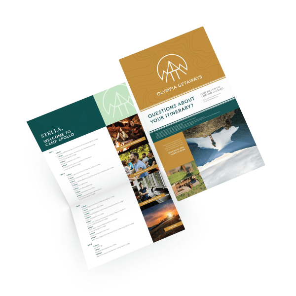 Travel & Tourism Vertical Kit - Camp Apollo Itinerary